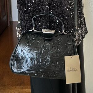 Patricia Nash Gracchi Satchel Florence Tooled NWT $229